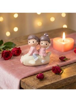 eCraftIndia - Romantic Couple on Plane Showpiece Valentine Gift