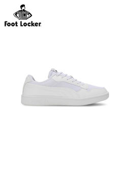 Puma - Smash Soft Cushioning Youth White School Shoes