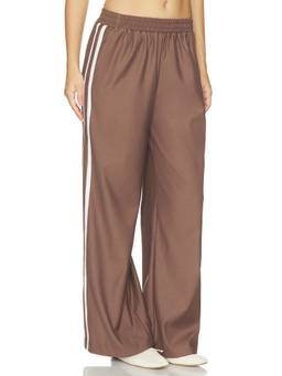 4th & Reckless - Tallulah Women's Pull-On Wide Leg Trackpants Brown