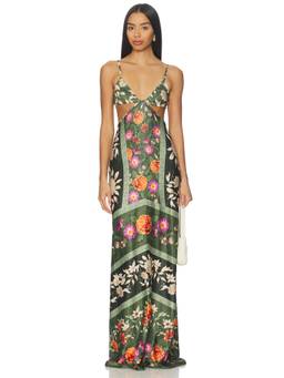 Agua Bendita - x REVOLVE Women's Back Tie Cut-Out Maxi Swim Cover-Up Multi-Color