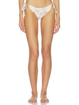 Agua Bendita - Fawna Women's Side Tie Crochet Bikini Bottom Multi-Color