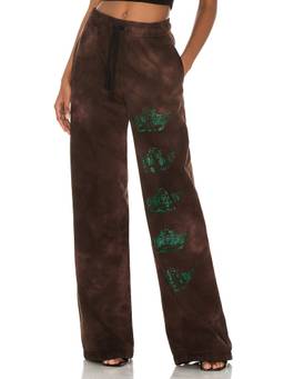Boys Lie - Old School Women's Drawstring Fleece Joggers Green
