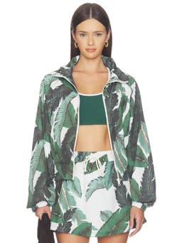 BEACH RIOT - Casen Women's Printed Zip-Up Lightweight Jacket Multi-Color