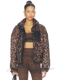 BEACH RIOT - Harvie Women's Lightweight Quilted Zipper Jacket Brown