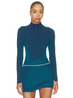 PH5 - Gen 11 Women's Compression Quarter Zip Crop Top Teal