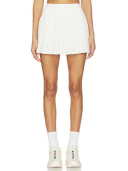 Splits59 - Woven Women's Pull-On Pleated Skorts White