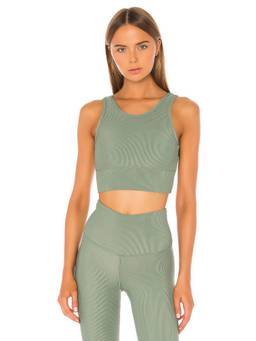 STRUT-THIS - Gatsby Women's Non-Padded Stretch Sports Bra Green