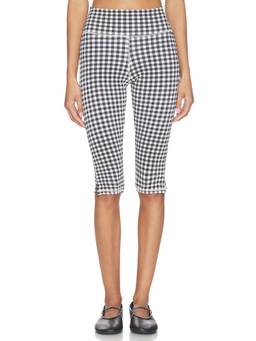 STRUT-THIS - Wren Women's Stretch Cropped Capri Leggings Black
