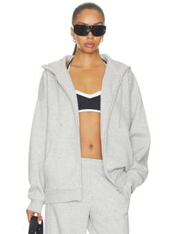 WellBeing + BeingWell - Murphy Women's Oversized Full-Zip Hoodie Grey