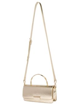 Forever New - Gold June Metal Top Handle Sling Bag
