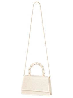 Forever New - Gold Sasha Sparkly Twist Top Handle Sling Bag
