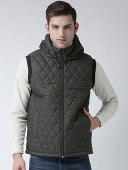 Club York - Men Grey Lightweight Padded Jacket