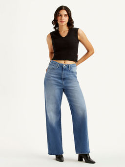 Levi's - Blue Solid Relaxed Fit Jeans