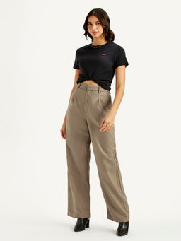 Levi's - Taupe Solid Relaxed Fit Trouser