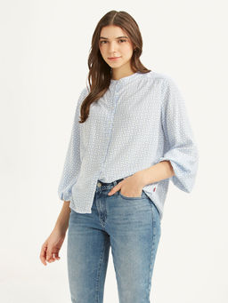 Levi's - Blue Printed Regular Fit Top