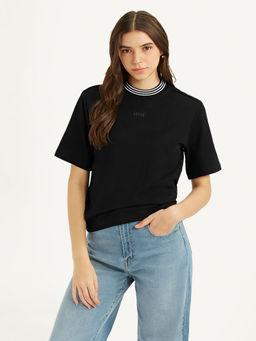 Levi's - Black Solid Regular Fit T-Shirt