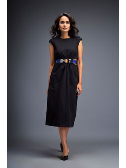 Deepika Arora - Womens Black Dress With Belt