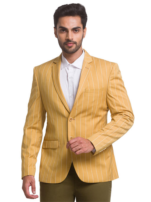 Park Avenue Dark Yellow Blazer