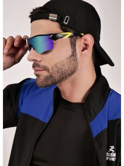 MAGNEQ - UV Protected Mirrored Lenses Unisex Sports Sunglasses Mg 9311-S C6 6617