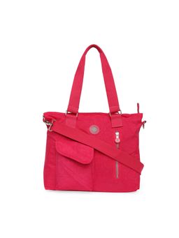 Baomi - CRINKLE Range Fuchsia Red Color Soft Case Nylon Shoulder Bag
