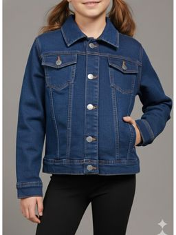 Aarika - Navy Blue Denim Jacket