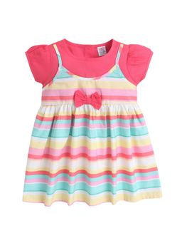 mama & bebe - Pink Stripes Dress