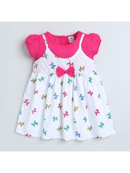 mama & bebe - White Printed Dress