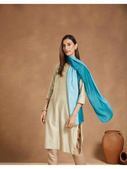Fabindia - Blue Viscose Ombre Stole