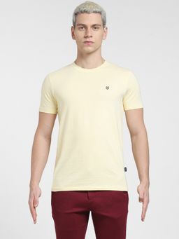 Jack & Jones - Yellow Crew Neck T-shirt