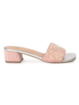 Shilpsutra - Rosy Pearl Pink Sandal Heels