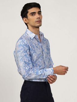 Andamen - Casual Men Blue Regular Fit Shirt