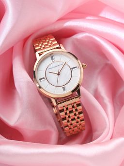 French Connection - Ephiphany MOP White Round Analog Watch for Women - FCN00066F (M)