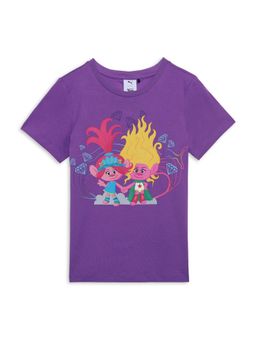 Puma - Boys Purple T-Shirt