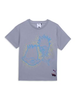 Puma - Graphic Boys Grey T-Shirt