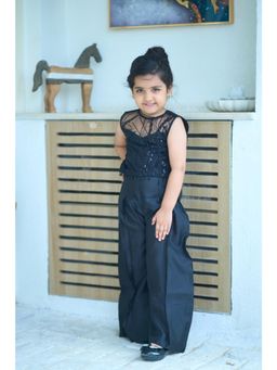 devils n angels - Black Baby Girl Co-Ord for Parties (Set of 2)