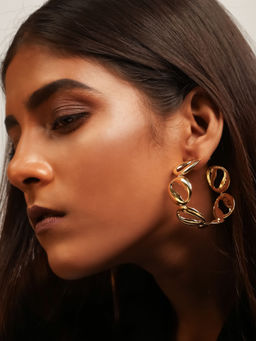 Gossip - Elliptical Essence Hoop Earrings