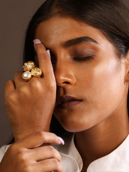 Gossip - Floral Cascade Ring