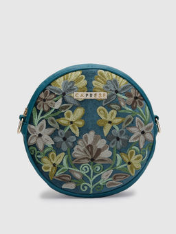 Caprese - Tresna Embroidery Green Sling (M)