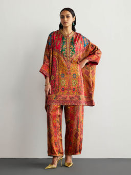 RI.Ritu Kumar - Multi-Colour Jaisalmer Kaftan with Pant