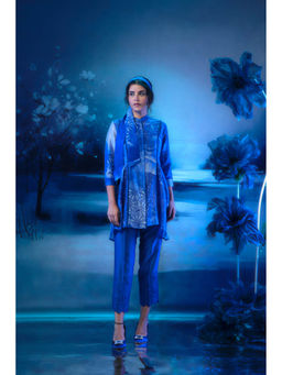 MANDIRA WIRK - Blue Co-Ord Set