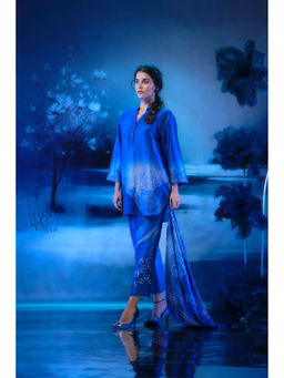 MANDIRA WIRK - Blue Co-Ord Set