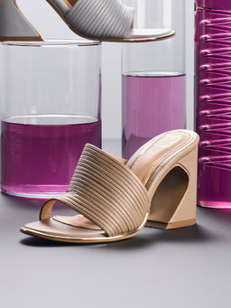 Heel Your Sole - KIKO Taupe Sandal Heels