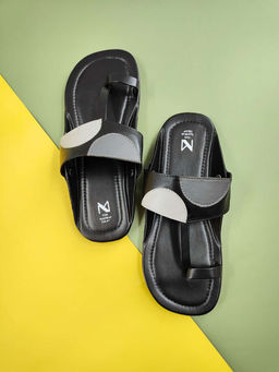 The Madras Trunk - Desi Melam Black Kolhapuris