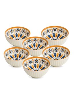 YELONA - White Mandala (Pack of 6)