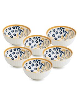 YELONA - White Floral (Pack of 6)