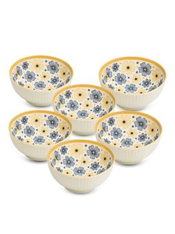 YELONA - White Flora (Pack of 6)