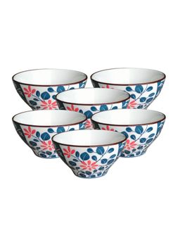 YELONA - White Big Flowers (Pack of 6)