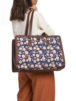 Chumbak - Teal By Chumbak Anar Garden Office Tote