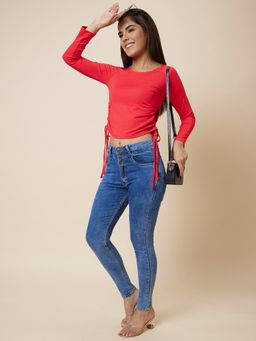 Globus - Women Blue High Rise Skinny Fit Stretchable Jeans