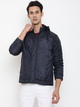 Cantabil - Men Navy Blue Jacket